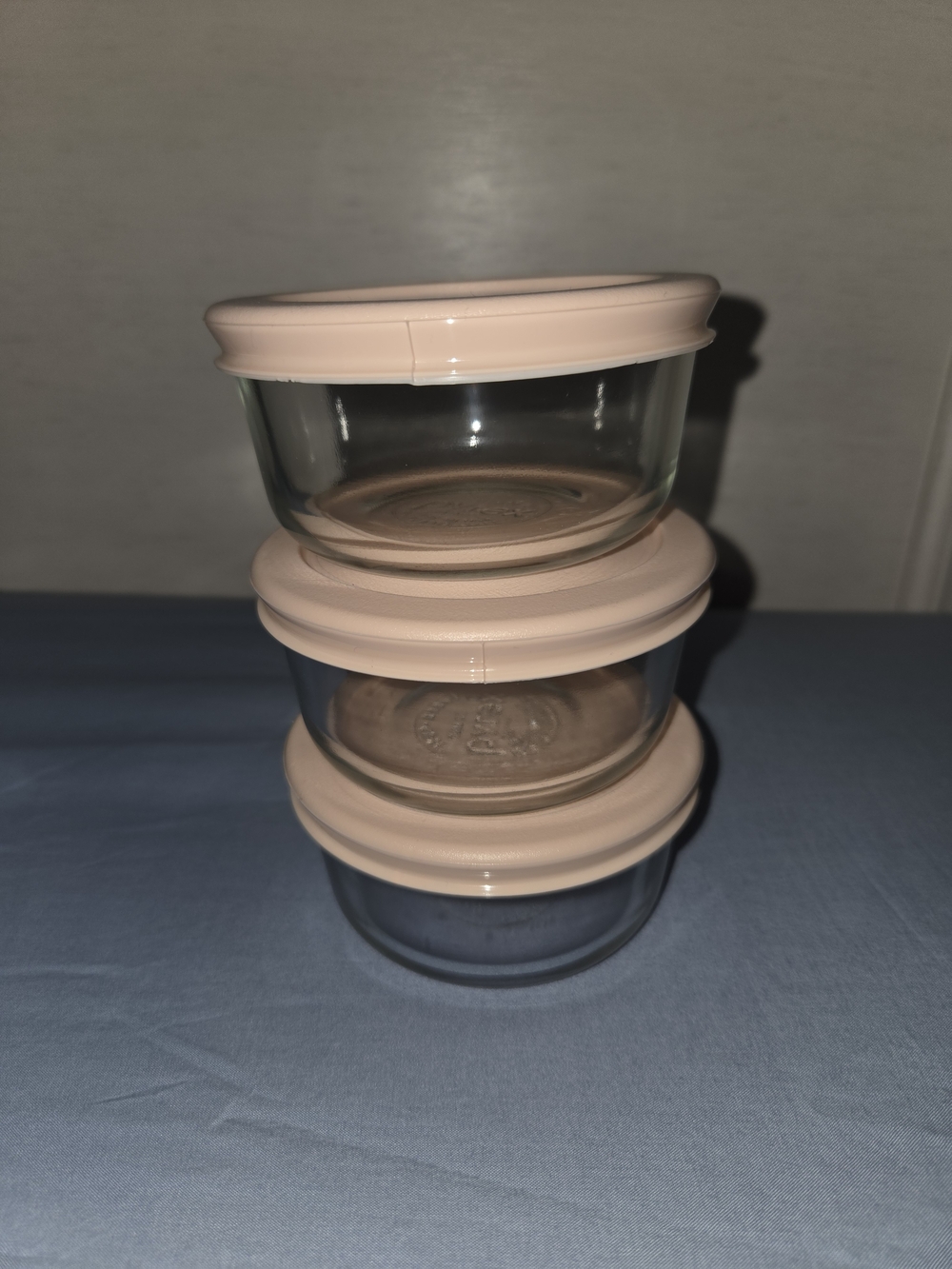 Pyrex Glass Prep Bowls with Pink Lids - 3-Piece (6pc)